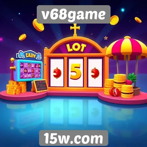 Diversidade de jogos de cassino no v68game