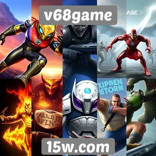 Comparativo de jogos populares na plataforma v68game